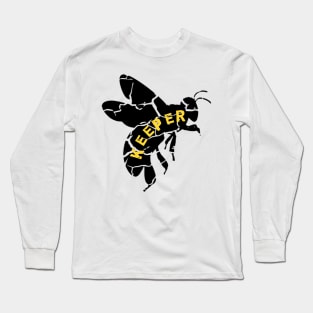 Honey Bee Keeper Beekeeper Funny Beekeeping Honeybee Gifts Long Sleeve T-Shirt